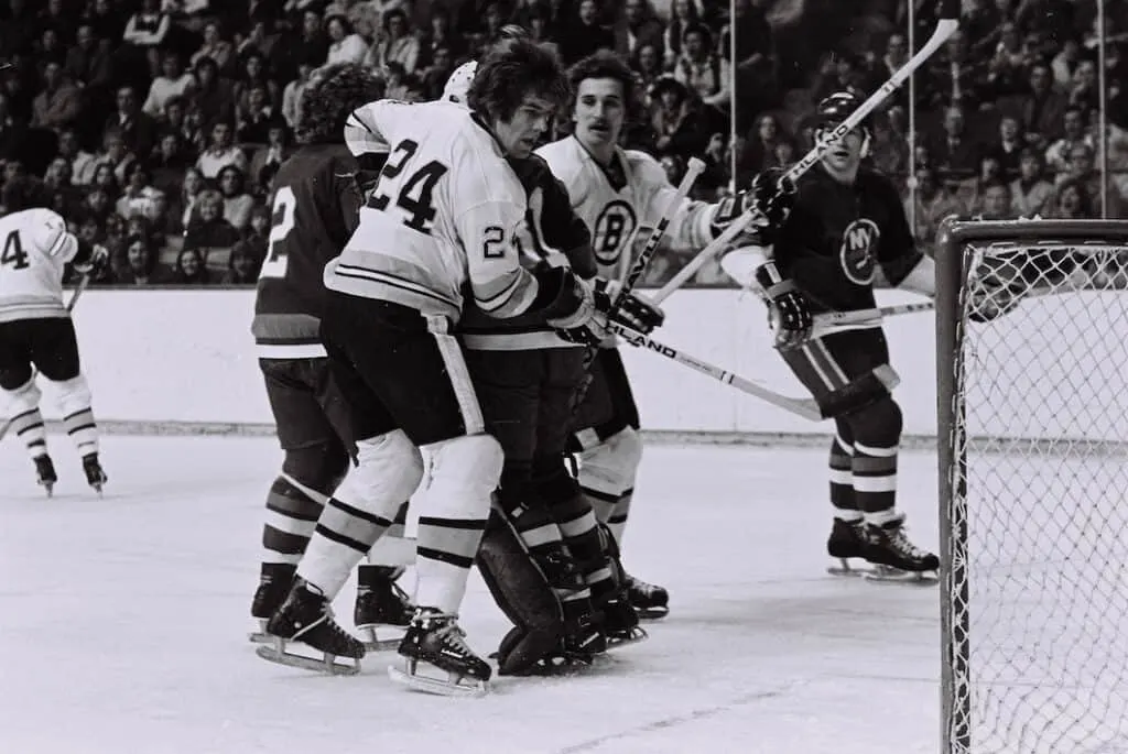 Boston Bruins hockey player Terry O’Reilly was the team enforcer.